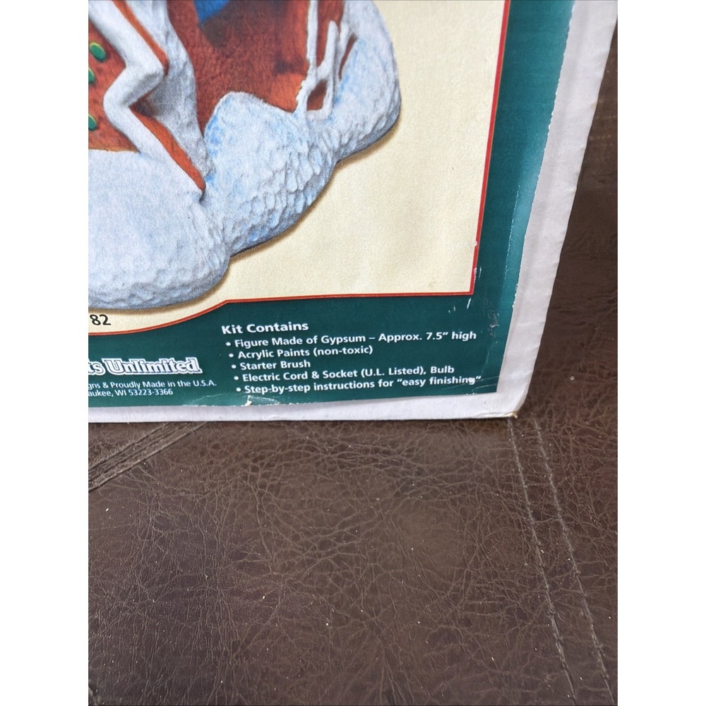 Accents Unlimited Wee Crafts Gingerbread House Lights Up Paint Kit Vintage *Read - Picture 5 of 16